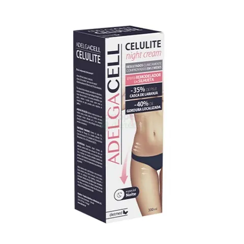 Adelgacell Celulite Night Cream, Embalagem 300ml creme
