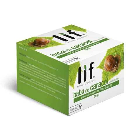 Baba de Caracol, Embalagem 50ml de Creme