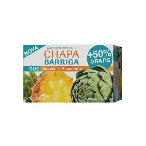 Chapa Barriga Duo, Embalagem 30 ampolas