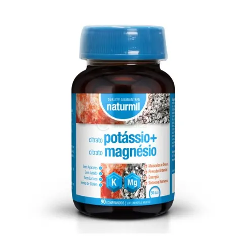 Potássio (Citrato) + Magnésio (Citrato), Embalagem 90 comprimidos