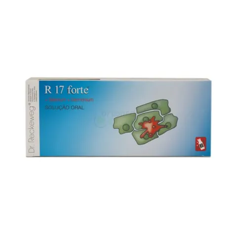 R17 Forte, Caixa de 24 ampolas bebí­veis de 10 ml.